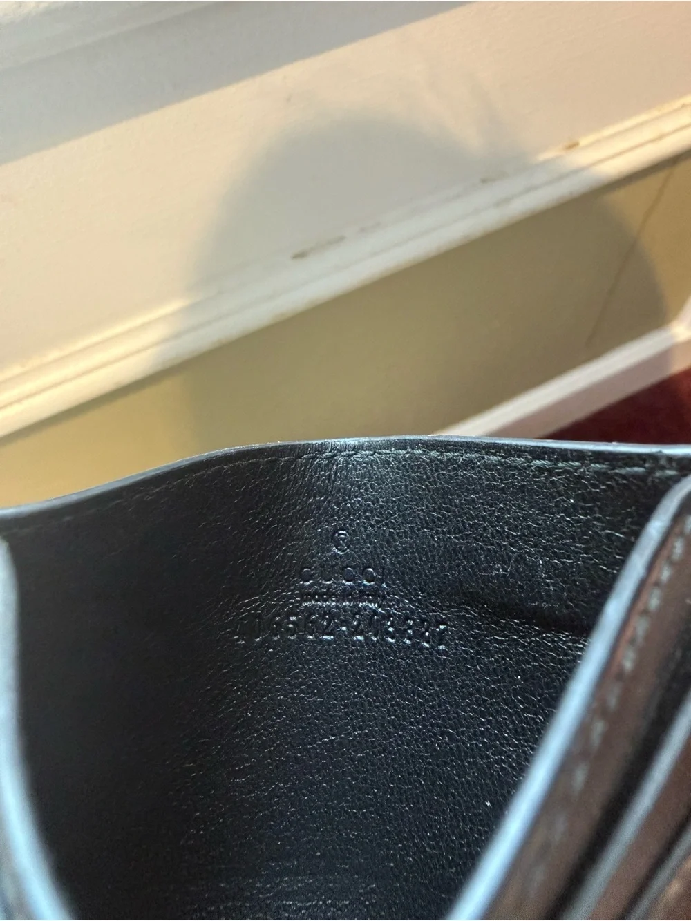 Mens Gucci GG Supreme Card Case